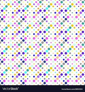 Abstract geometrical multicolored circle pattern vector image