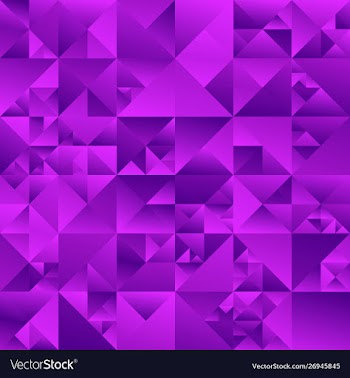 Abstract geometrical polygonal purple triangle vector image