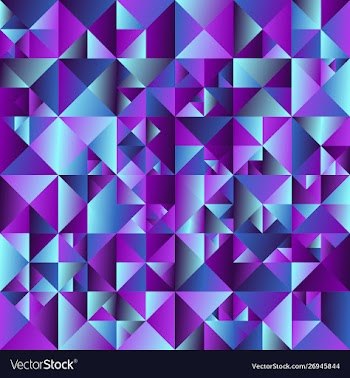 Abstract geometrical polygonal triangle vector image