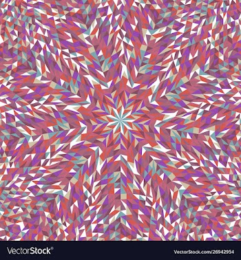 Abstract geometrical round tiled mosaic pattern vector image