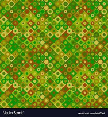 Abstract geometrical seamless circle mosaic vector image