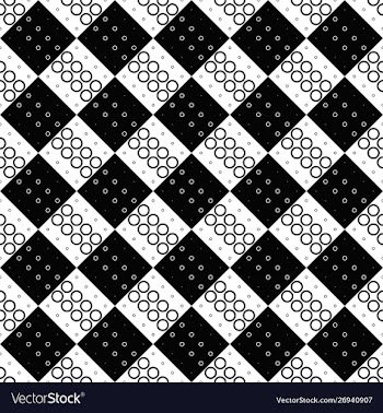 Abstract geometrical seamless circle pattern vector image