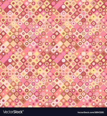 Abstract geometrical seamless circle pattern vector image