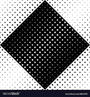 Abstract geometrical seamless dot pattern vector image