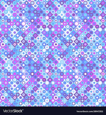 Abstract geometrical seamless square and circle vector image