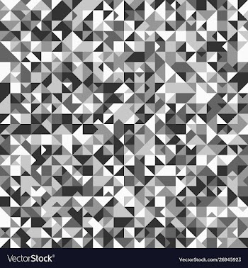 Abstract geometrical triangle mosaic pattern vector image