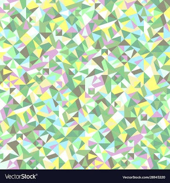 Abstract geometrical triangular mosaic pattern vector image