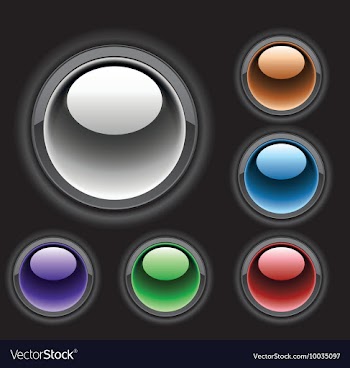 Abstract glossy buttons vector image