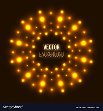  					Abstract glowing background with light spots vector image														