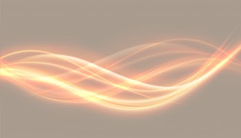 Abstract glowing lights wave effect backgroun Free Vector