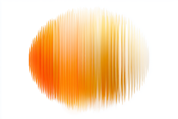 Abstract Glowing Oval with Warm Gradient