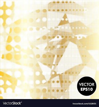 Abstract Gold Background Dotted vector image