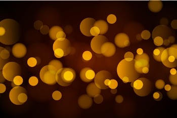 Abstract golden bokeh background Free Vector
