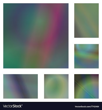 Abstract gradient background design set vector image