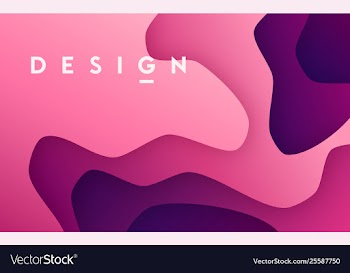  					Abstract gradient geometric paper design colorful vector&nbsp;image														