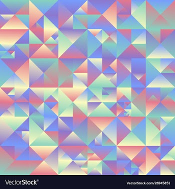 Abstract gradient geometrical triangle background vector image