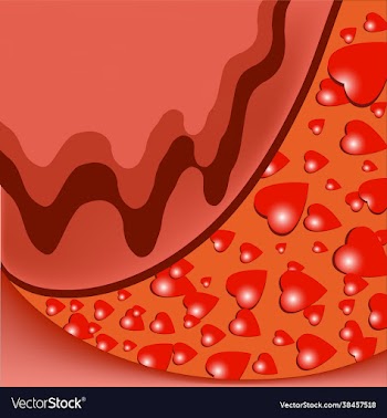 abstract gradient heart
