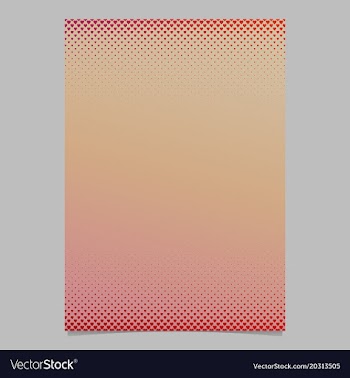 Abstract gradient heart pattern page template vector image