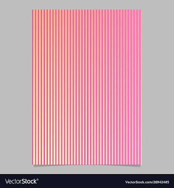 Abstract gradient line flyer template design vector image