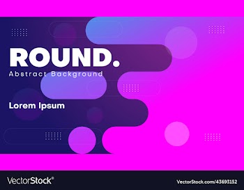 abstract gradient rounded shapes background