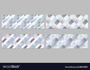 Abstract gradient stripe pattern banner template vector image