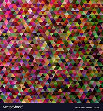 Abstract gradient tiled triangle pattern vector image