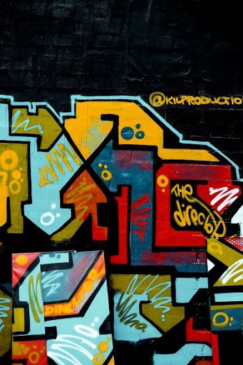 abstract graffiti painting