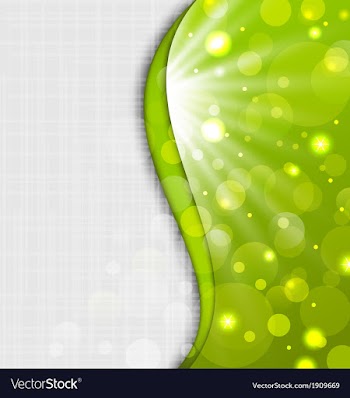  					Abstract green background with bokeh effect vector image														