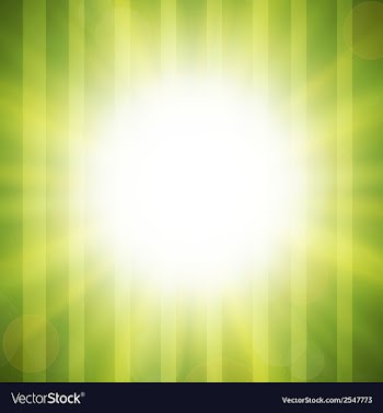 Abstract green blurry background with overlying vector image