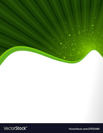 Abstract green ecology flyer background vector image