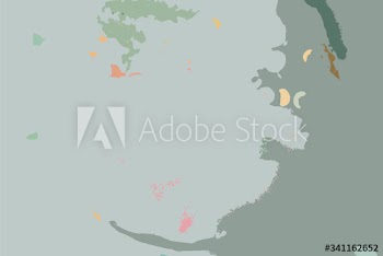Abstract green painting