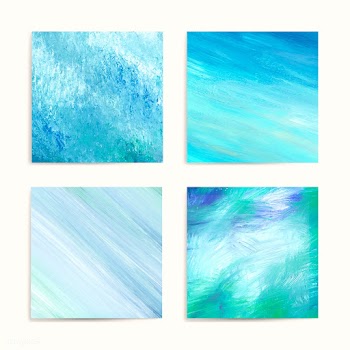 Abstract green paintings | Free stock vector - 566506