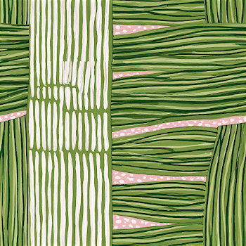 Abstract Green Stripe Pattern