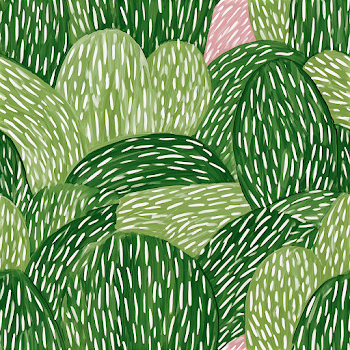 Abstract Green Striped Background