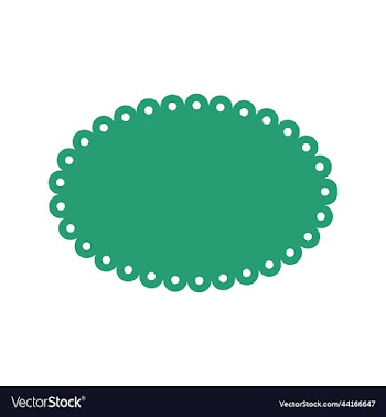 abstract green vintage shape
