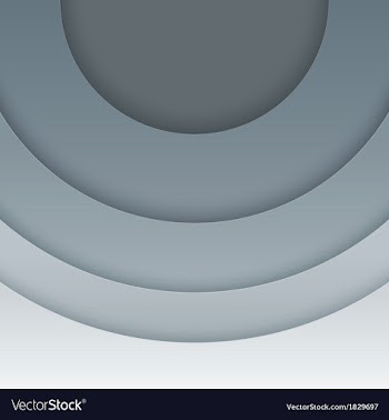 Abstract grey paper circles background vector image