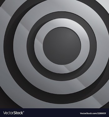 Abstract grey paper circles background vector image