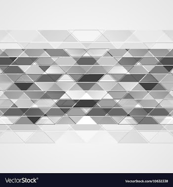 Abstract grey tech geometric background vector image