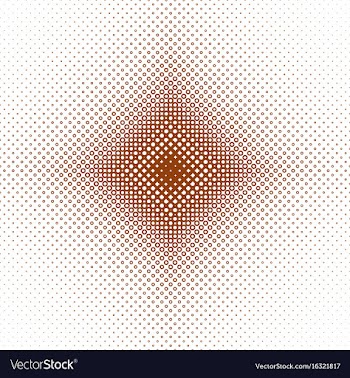 Abstract halftone circle pattern background vector image