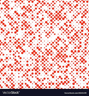 Abstract halftone circle pattern background vector image