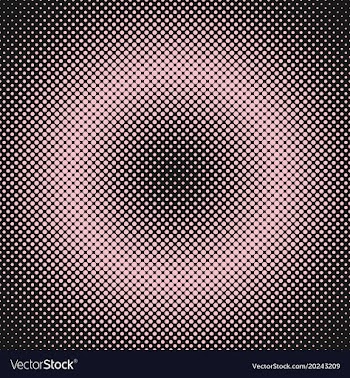 Abstract halftone circle pattern background vector image