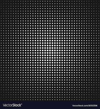 Abstract halftone circle pattern background vector image