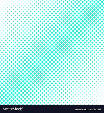 Abstract halftone diagonal square pattern vector image