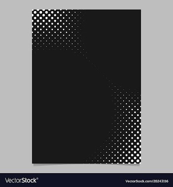 Abstract halftone dot background pattern brochure vector image