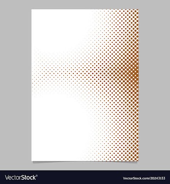 Abstract halftone dot pattern background flyer vector image