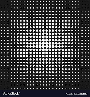 Abstract halftone dot pattern background from vector image
