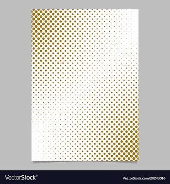 Abstract halftone dot pattern brochure background vector image