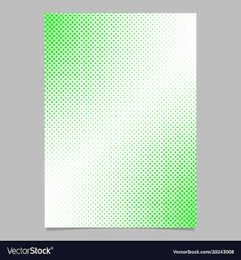 Abstract halftone dot pattern brochure cover vector image
