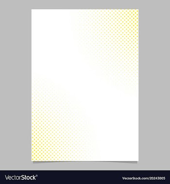 Abstract halftone dot pattern flyer template vector image