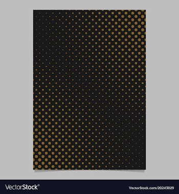 Abstract halftone dot pattern flyer template vector image